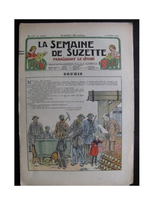 La Semaine de Suzette 33e année n°47 (21/10/1937) – Souris