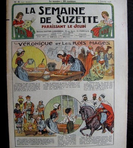 La Semaine de Suzette 32e année n°6 (9/01/1936) – Le petit âne gris (Jacqueline Duché)