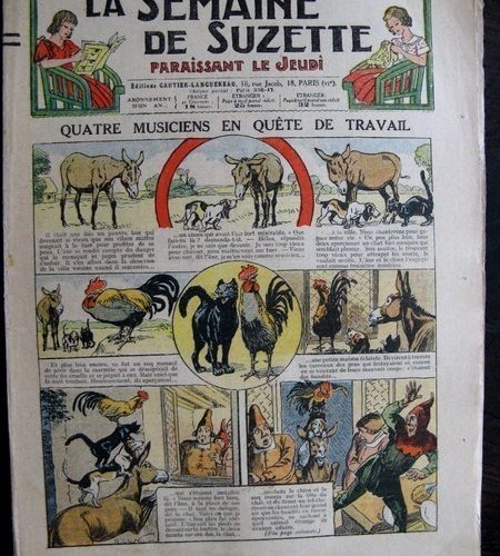 La Semaine de Suzette 32e année n°7 (16/01/1936) Quatre musiciens (R. de la Nézière) Jacqueline Duché
