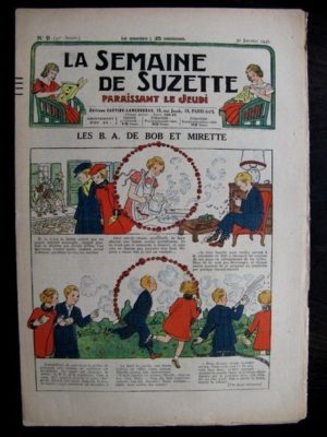 La Semaine de Suzette 32e année n°9 (30/01/1936) – Edith Follet – Jacqueline Duché