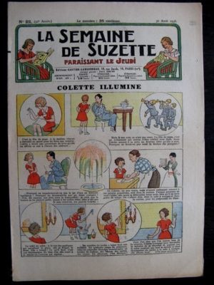 La Semaine de Suzette 32e année n°22 (30/04/1936) – Colette illumine