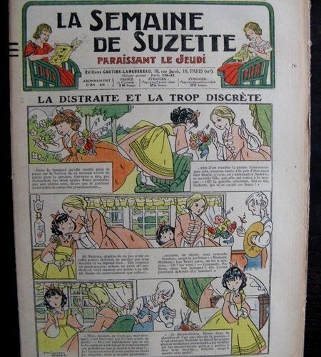 La Semaine de Suzette 32e année n°36 (6/08/1936) – La distraite et la trop discrète