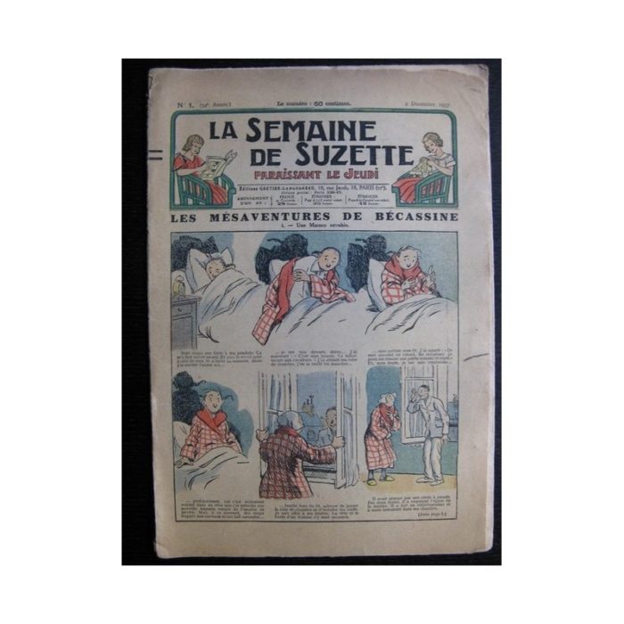La Semaine de Suzette 34e année n°1 (1937) - Les mésaventures de Bécassine (Bleuette)