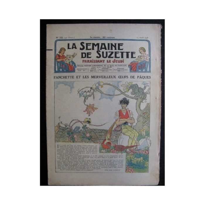 La Semaine de Suzette 34e année n°20 (1938) - Fanchette et les merveilleux œufs de Pâques (Bleuette)