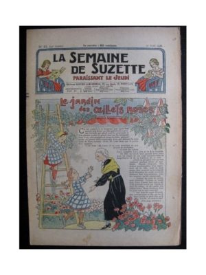 La Semaine de Suzette 34e année n°21 (1938) – Le jardin des œillets de roses (Bleuette)