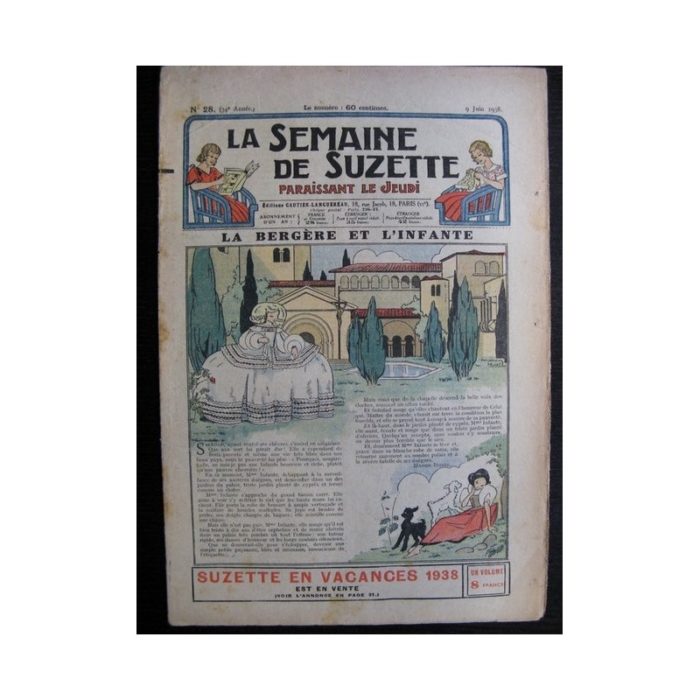 La Semaine de Suzette 34e année n°28 (1938) - La bergère et l'infante
