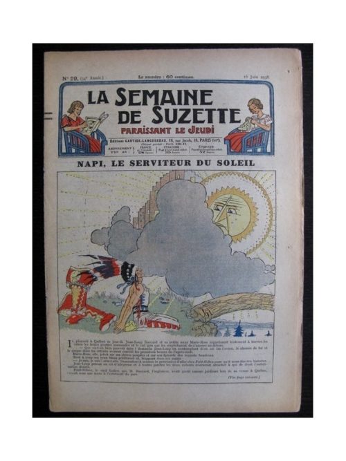 La Semaine de Suzette 34e année n°29 (1938) – Napi le serviteur du soleil
