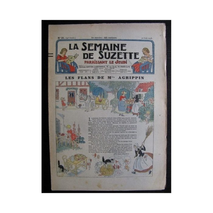 La Semaine de Suzette 34e année n°31 (1938) - Les flans de Mlle Agripin