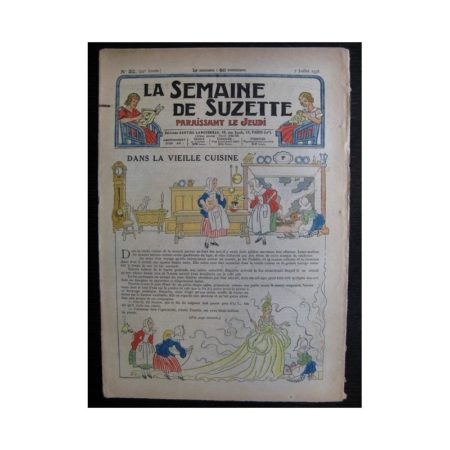 La Semaine de Suzette 34e année n°32 (1938) - Dans la vieille cuisine (Bleuette - Bambino)