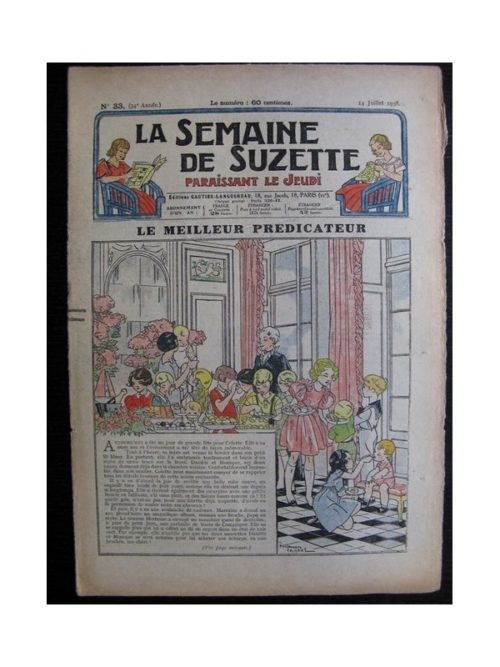 La Semaine de Suzette 34e année n°33 (1938) – Le meilleur prédicateur