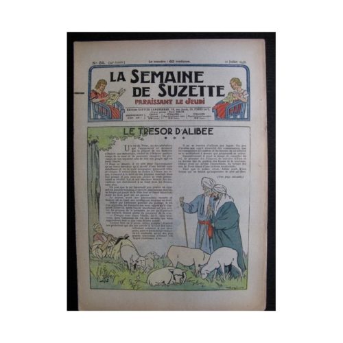 La Semaine de Suzette 34e année n°34 (1938) – Le trésor d’Alibée