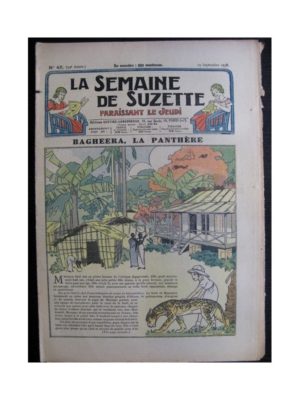 La Semaine de Suzette 34e année n°42 (1938) – Bagheera la panthère