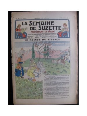 La Semaine de Suzette 34e année n°51 (1938) – Le prince du silence