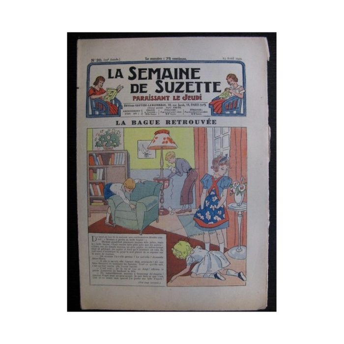 La Semaine de Suzette 35e année n°20 (1939) - La bague retrouvée