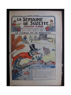 La Semaine de Suzette 35e année n°21 (1939) – Le caïman et le hérisson