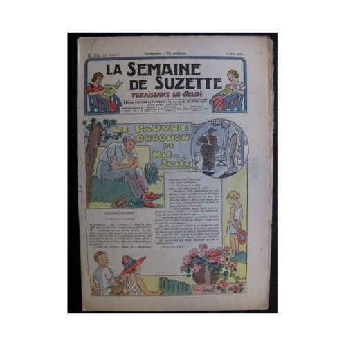 La Semaine de Suzette 35e année n°23 (1939) – Le pauvre grognon de mi-Josée (Bleuette)