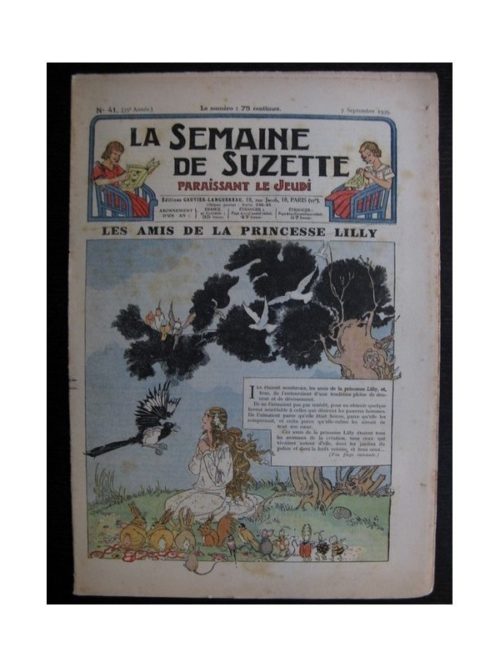 La Semaine de Suzette 35e année n°41 (1939) – Les amis de la princesse Lilly (Bleuette)