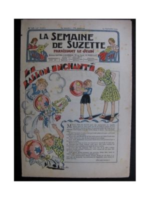 La Semaine de Suzette 35e année n°42 (1939) – Le ballon enchanté