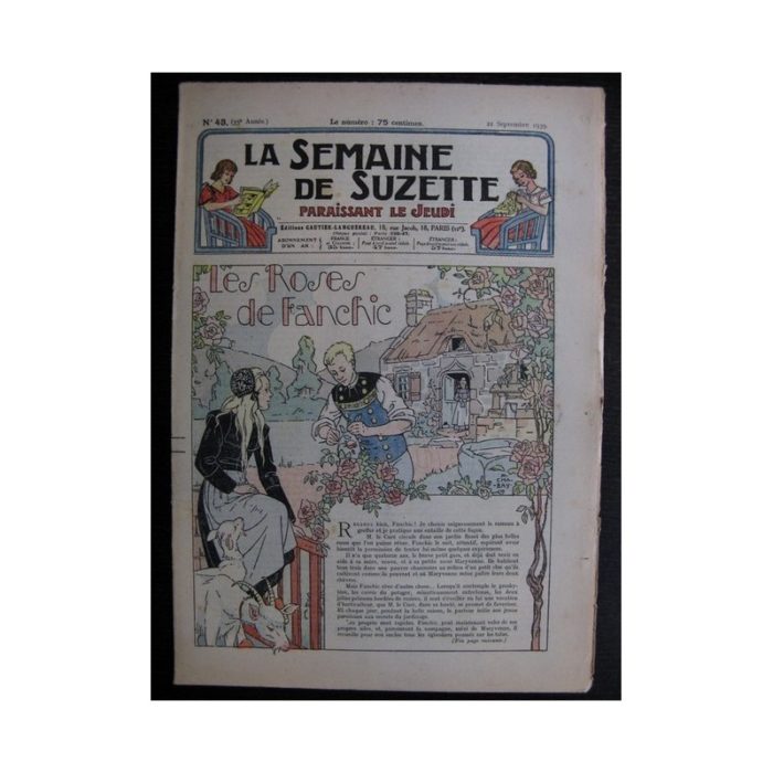 La Semaine de Suzette 35e année n°43 (1939) - Les roses de Franchic