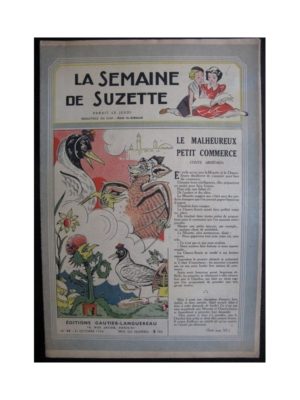 La Semaine de Suzette 37e année n°14 (1946) Le malheureux petit commerce