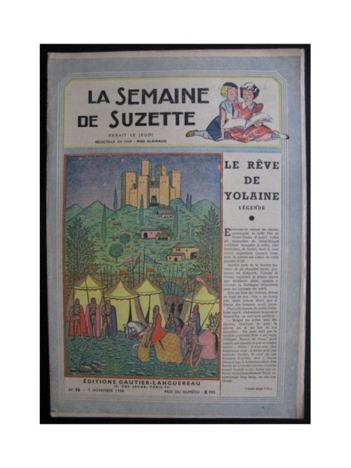 La Semaine de Suzette 37e année n°15 (1946) Le rêve de Yolaine (Bleuette)