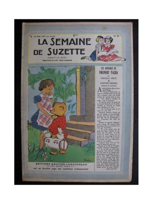 La Semaine de Suzette 38e année n°21 (1947) Les aventures de Nounouf Pacha