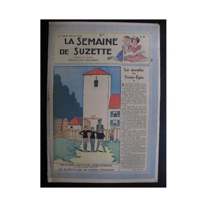 La Semaine de Suzette 38e année n°32 (1947) Le moulin des trois épis