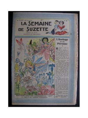 La Semaine de Suzette 38e année n°35 (1947) L’horloge de ma péronne