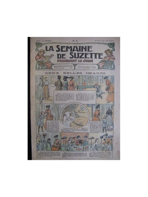 La semaine de Suzette 13e année n°2 (1917) Deux belles images (Bleuette)