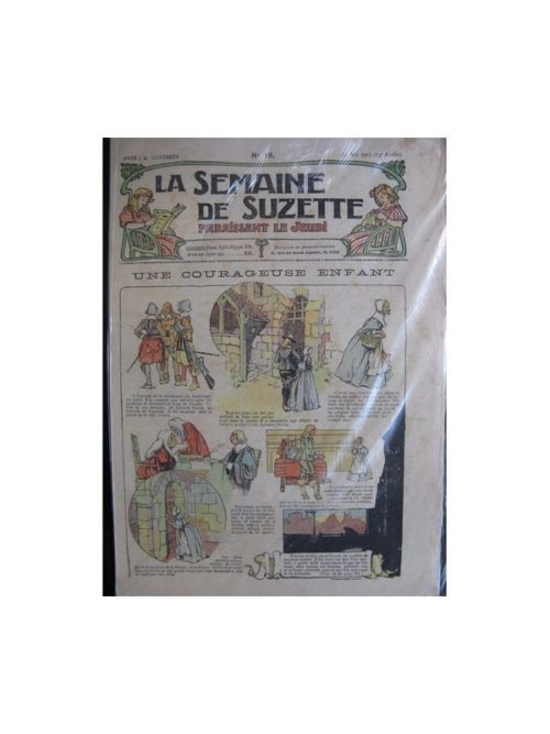 La semaine de Suzette 13e année n°18 (1917) Une courageuse enfant (Bleuette)
