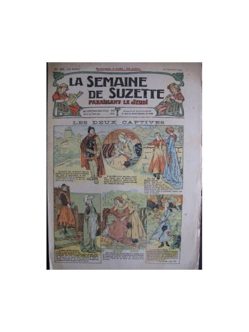 La semaine de Suzette 13e année n°34 (1917) Les deux captives (Bleuette)