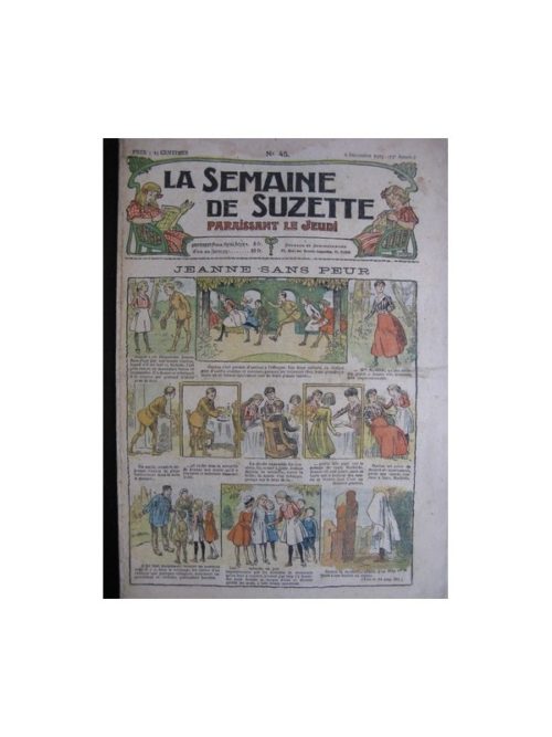 La semaine de Suzette 13e année n°45 (1917) Jeanne sans peur