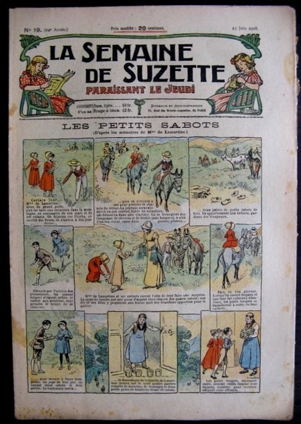 La Semaine de Suzette 14e année n°19 (1918) - Les petits sabots