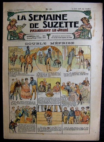 La Semaine de Suzette 14e année n°21 (1918) - Double méprise (Bleuette)