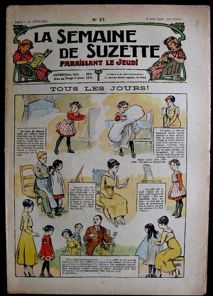 La Semaine de Suzette 14e année n°27 (1918) - Tous les jours!