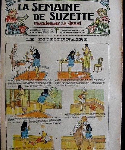 La Semaine de Suzette 14e année n°38 (1918) – Le dictionnaire (Bleuette)