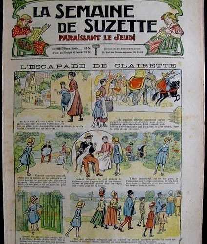 La Semaine de Suzette 14e année n°40 (1918) – L’escapade de Clairette (Bleuette)