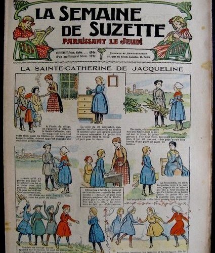 La Semaine de Suzette 14e année n°42 (1918) – La Sainte-Catherine de Jacqueline (Bleuette)