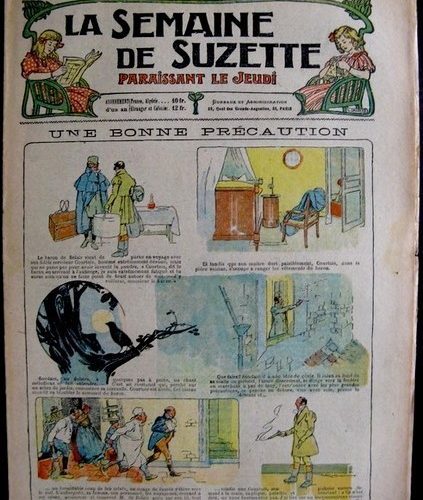 La Semaine de Suzette 14e année n°44 (1918) – Une bonne précaution (Bleuette)