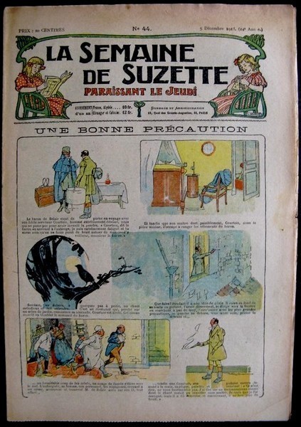 La Semaine de Suzette 14e année n°44 (1918) - Une bonne précaution (Bleuette)