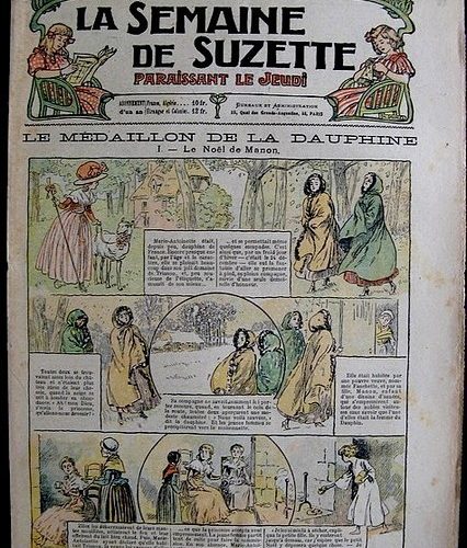 La Semaine de Suzette 14e année n°47 (1918) – Le médaillon de la Dauphine (Bleuette)