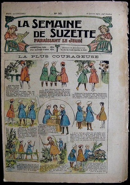 La Semaine de Suzette 14e année n°50 (1919) - La plus courageuse