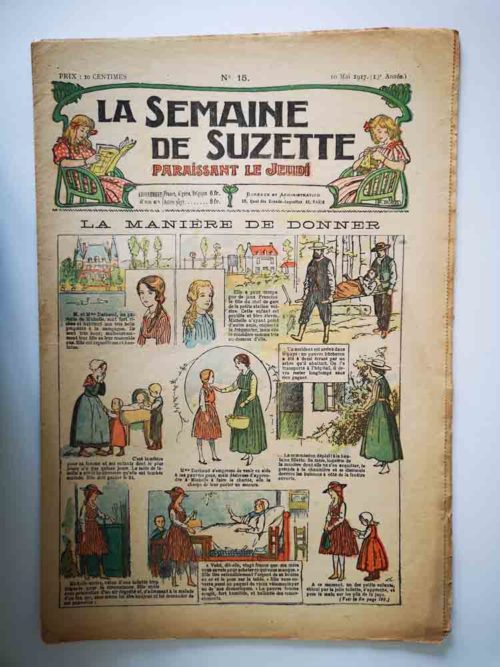 La semaine de Suzette 13e année n°15 (1917) La manière de donner – Gautier-Languereau