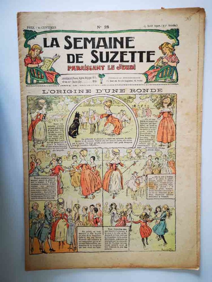 La semaine de Suzette 13e année n°28 (1917) L'origine d'une ronde (Raymond de la Nézière)
