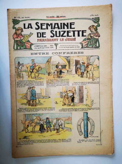 La semaine de Suzette 14e année n°14 (1918) Entre confrères (Ferdinand Raffin)
