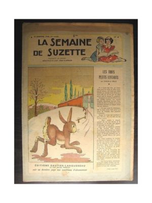 La semaine de Suzette 39e année n°4 (1948) Les trois petits levrauts