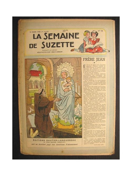 La semaine de Suzette 39e année n°12 (1948) Frère Jean