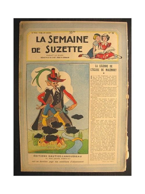 La semaine de Suzette 39e année n°22 (1948) La légende de l’église de Malemort