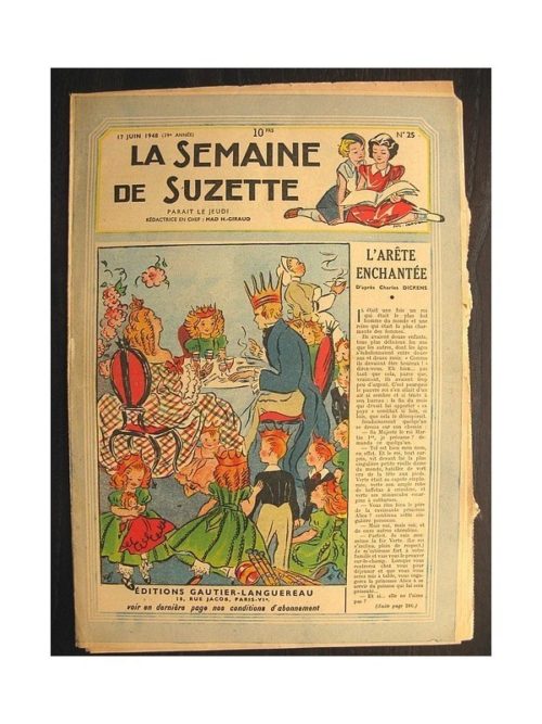 La semaine de Suzette 39e année n°25 (1948) L’arête enchantée