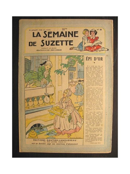 La semaine de Suzette 39e année n°30 (1948) Epi d’or (Bleuette)